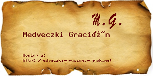 Medveczki Gracián névjegykártya